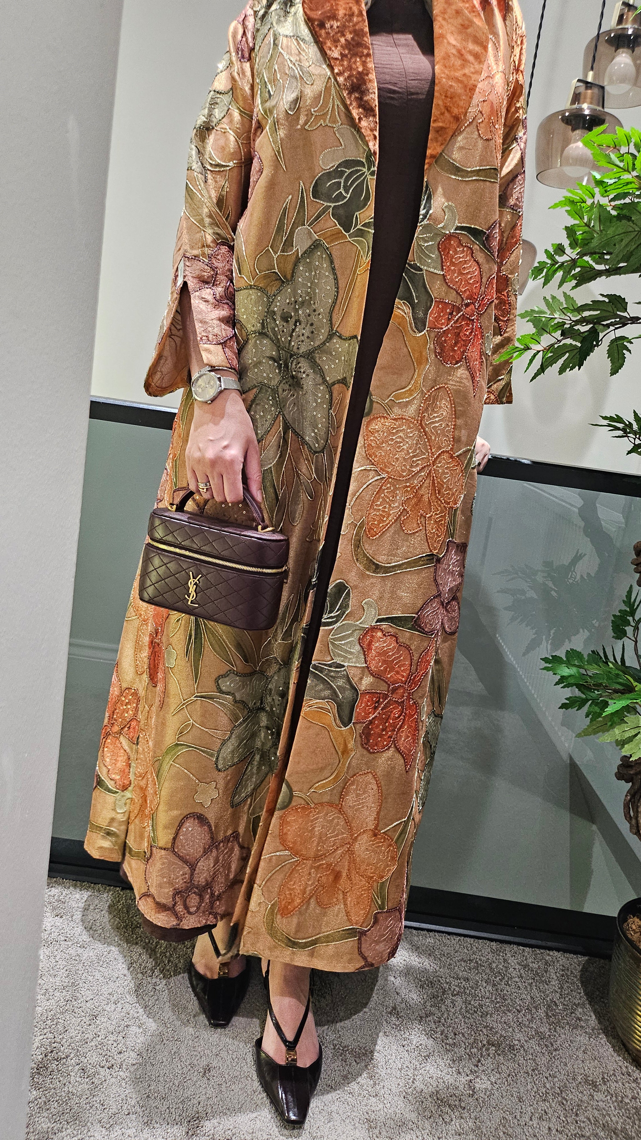The Sultan Abaya-Sunset orange