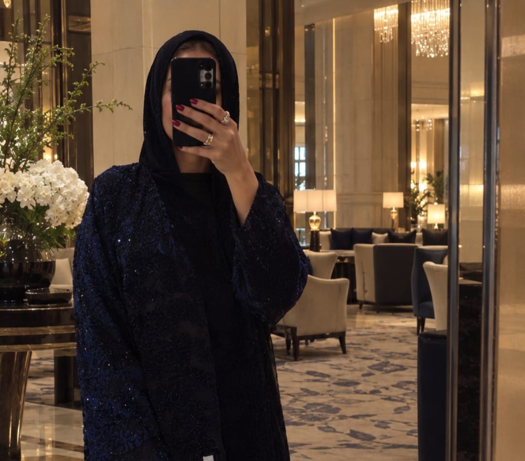 Blue Azize Abaya
