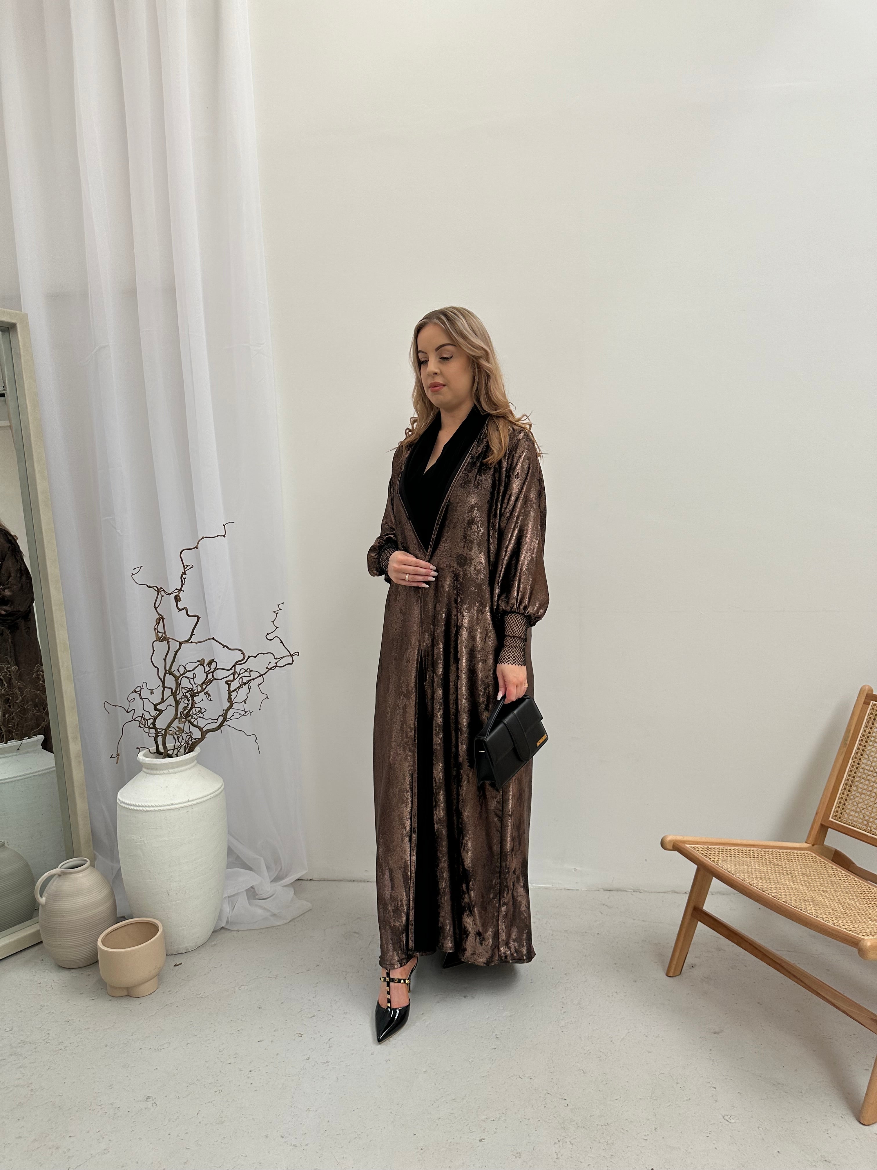 The Bronze Delight Abaya