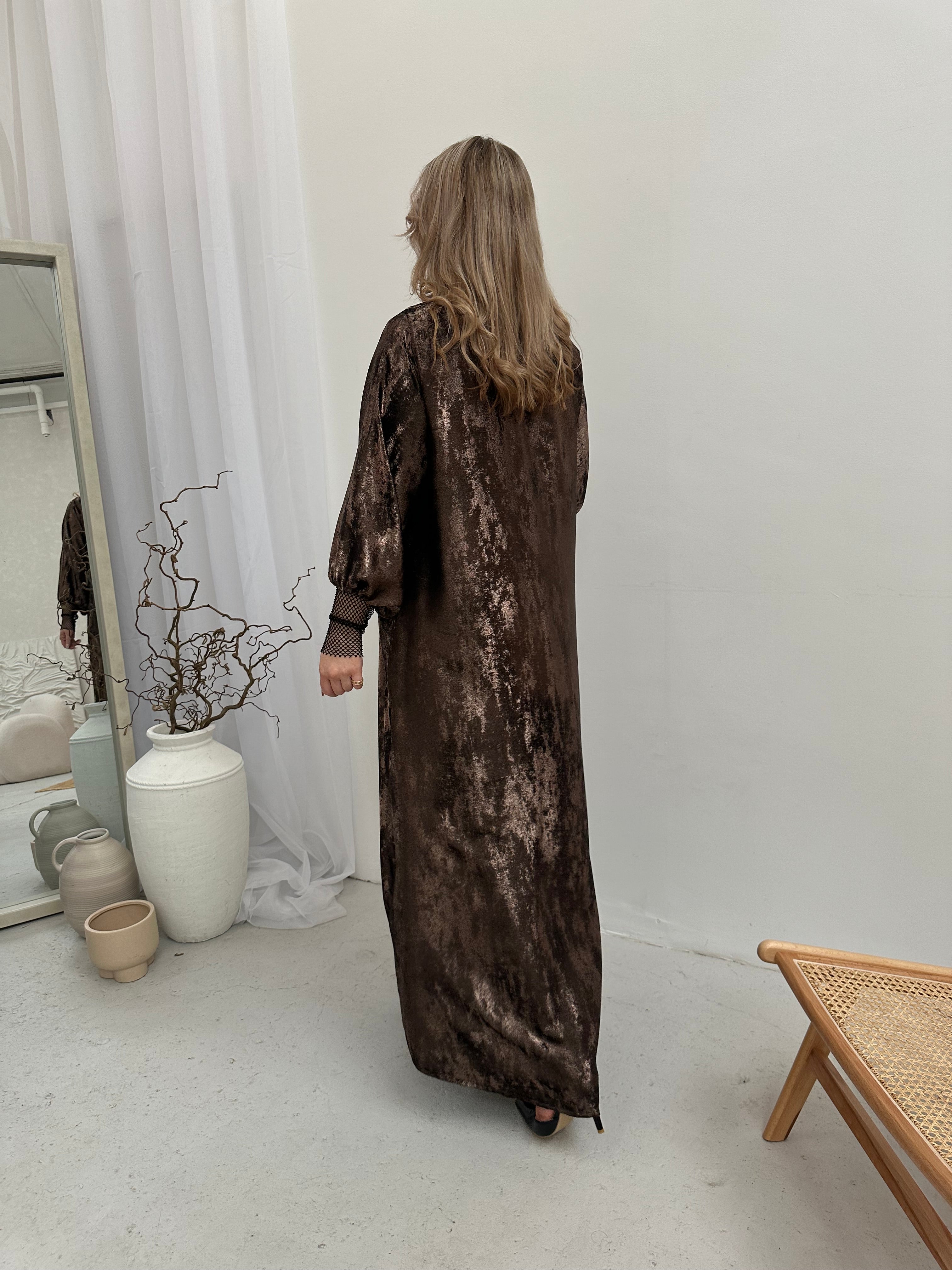 The Bronze Delight Abaya