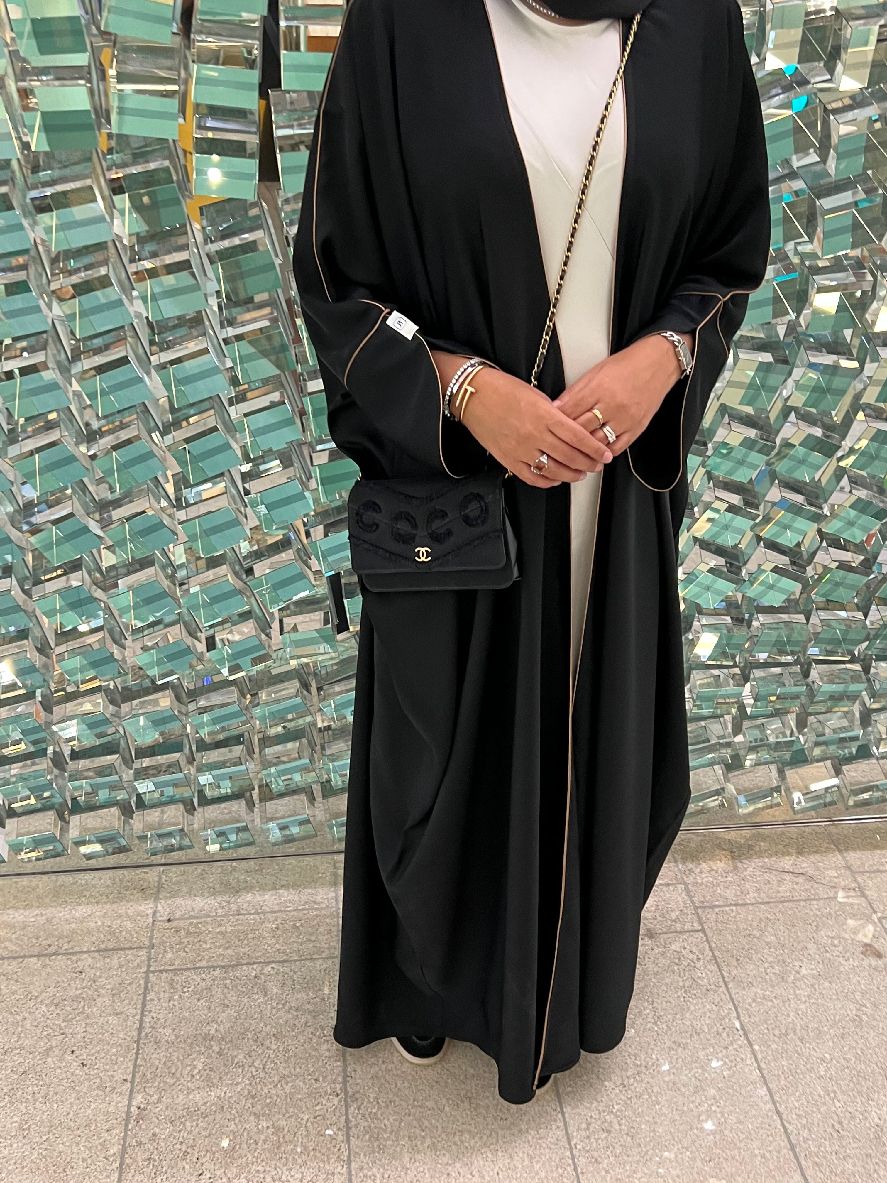Midnight Black Abaya