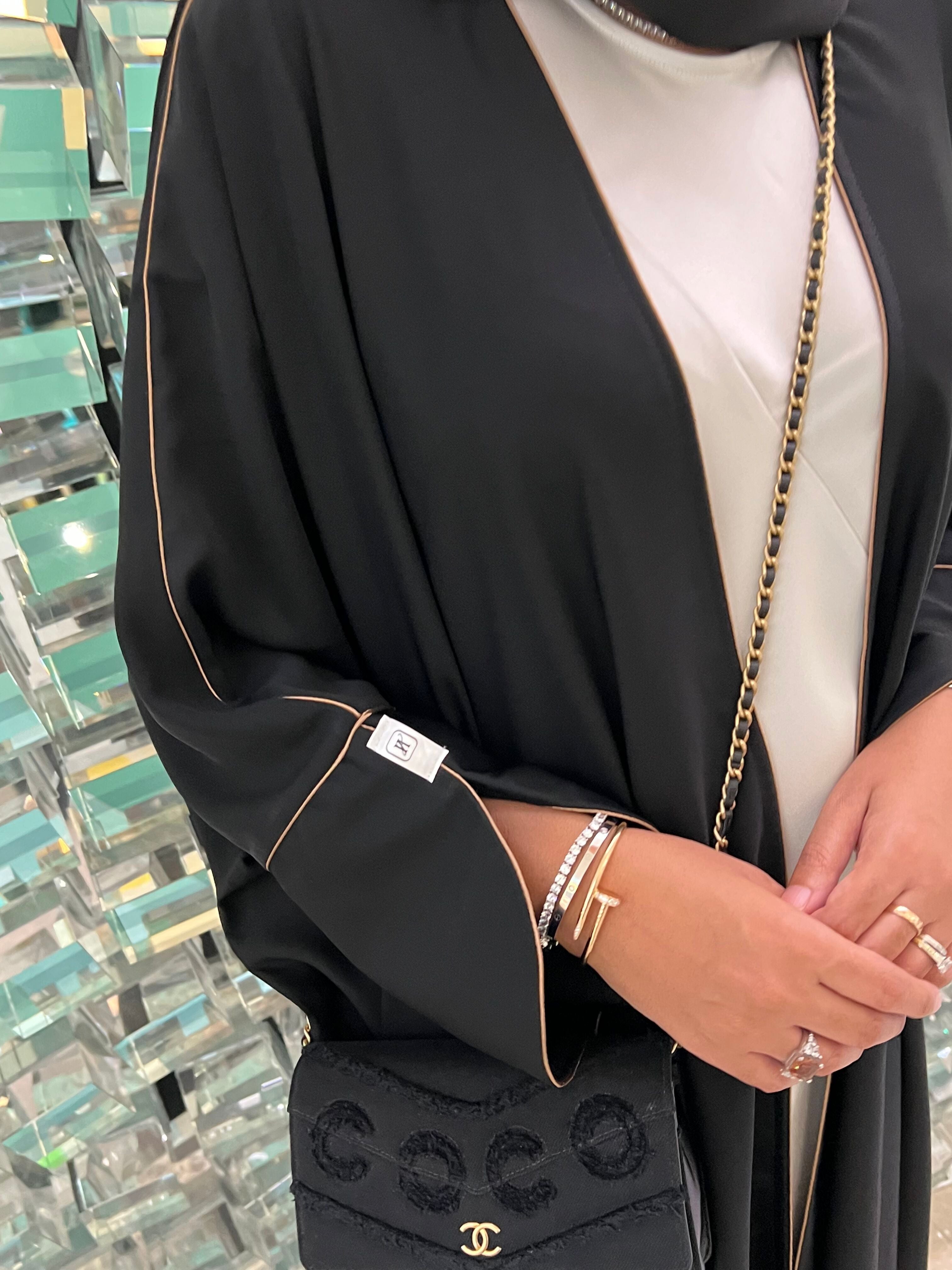 Midnight Black Abaya